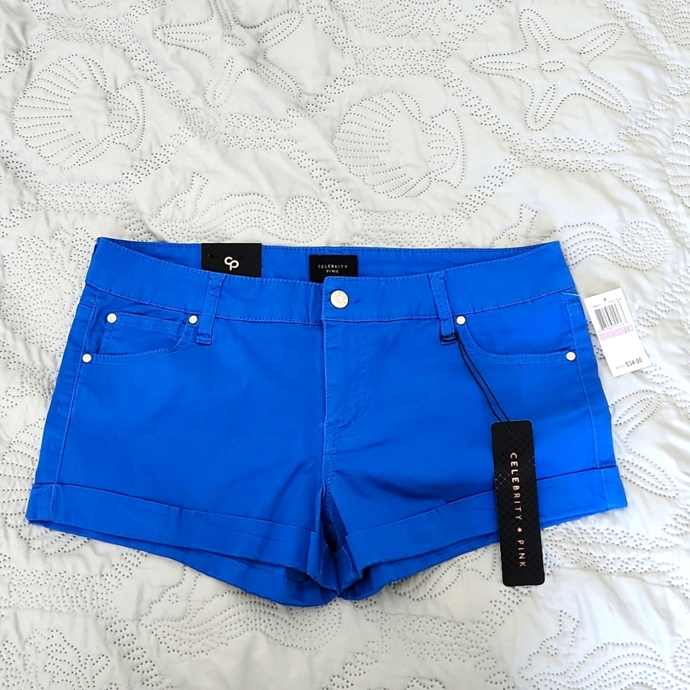 Blue Celebrity Pink shorts. Size 11. NWT
